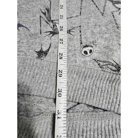 Disney Tim Burton nightmare before Christmas xl women's gray pajama top - Picture 9 of 9